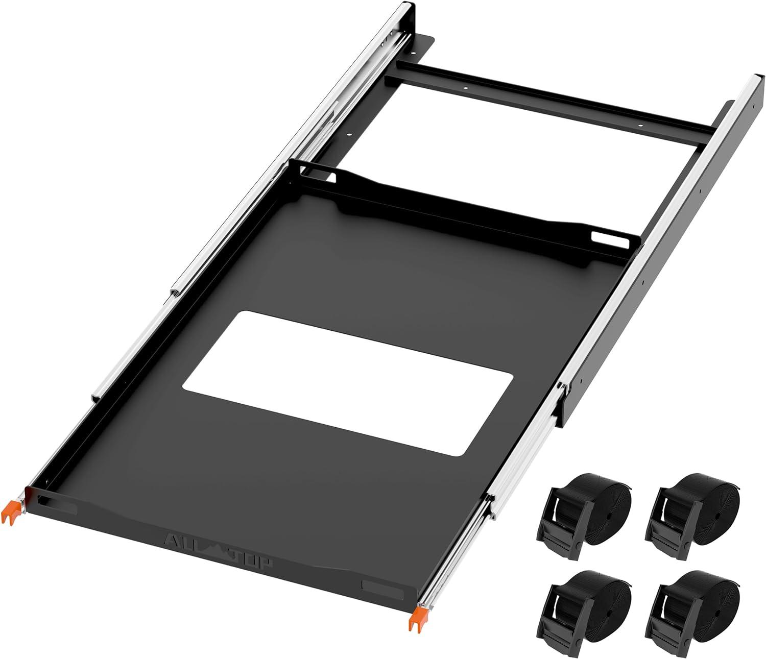 ALL-TOP 30in Fridge Slide (Inner 29.3 x 18.7in) Vehicle Refridgerator Freezer Slider with 4 Buckle Straps, Universal Fit, Max 287 LBS, 3rd Gen