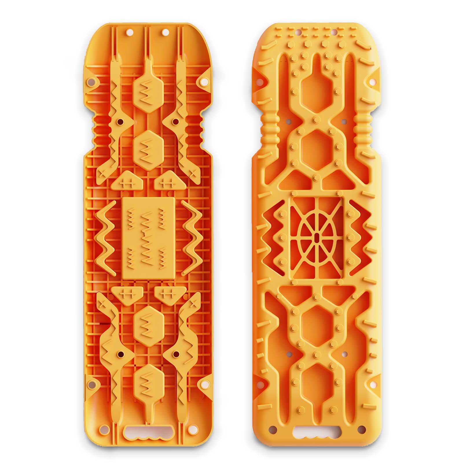 ALL-TOP Traction Boards with Build-in Jack Base, 2PCS Recovery Boards for Overlanding 4th Gen